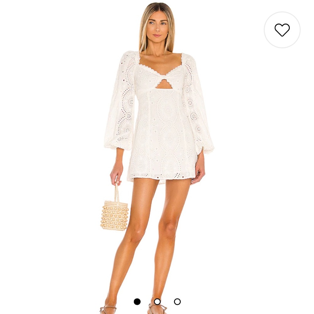 MAJORELLE White Mini Dress